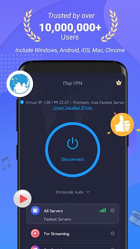 iTop VPN: Proxy & Game Booster 스크린샷 2