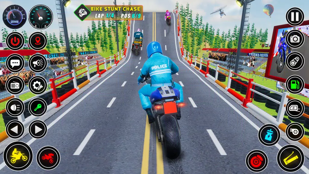 Police bike Stunt Bike Racing Schermafbeelding 0