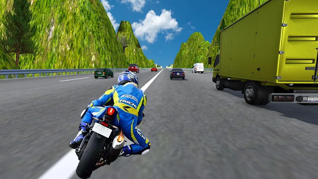 City Bike Traffic Race in Crowd Taxi 3D 螢幕截圖 2