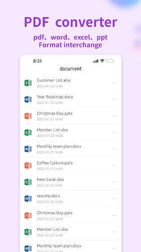 Document Editor:Word,Sheet,PDF Ảnh chụp màn hình 2