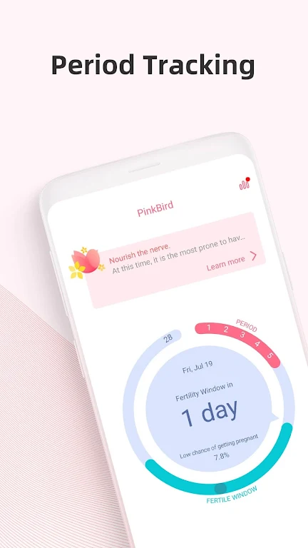 PinkBird Period Tracker Скриншот 0