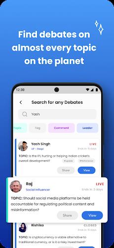 Peopl: Debate & Network スクリーンショット 1