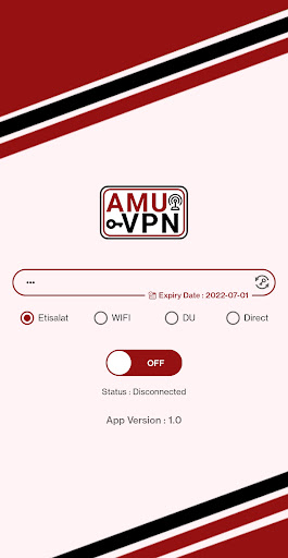 Amu VPN ภาพหน้าจอ 0