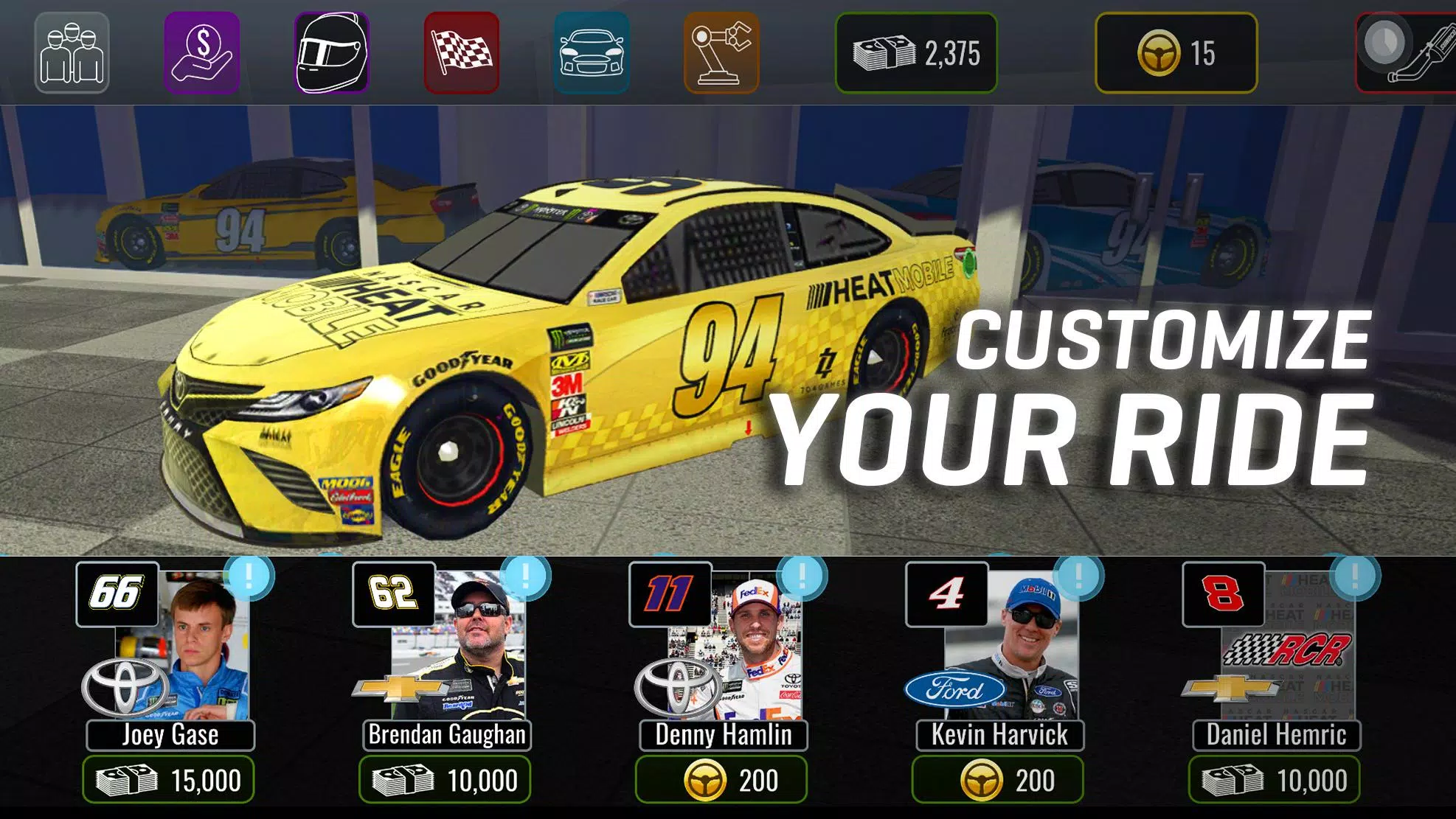 NASCAR Heat Mobile Screenshot 1