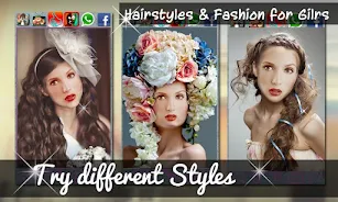 Hairstyles & Fashion for Girls Screenshot 1