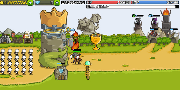 Grow Castle - Tower Defense Captura de tela 2