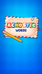 Acrostic Words: Crossword Game 螢幕截圖 1