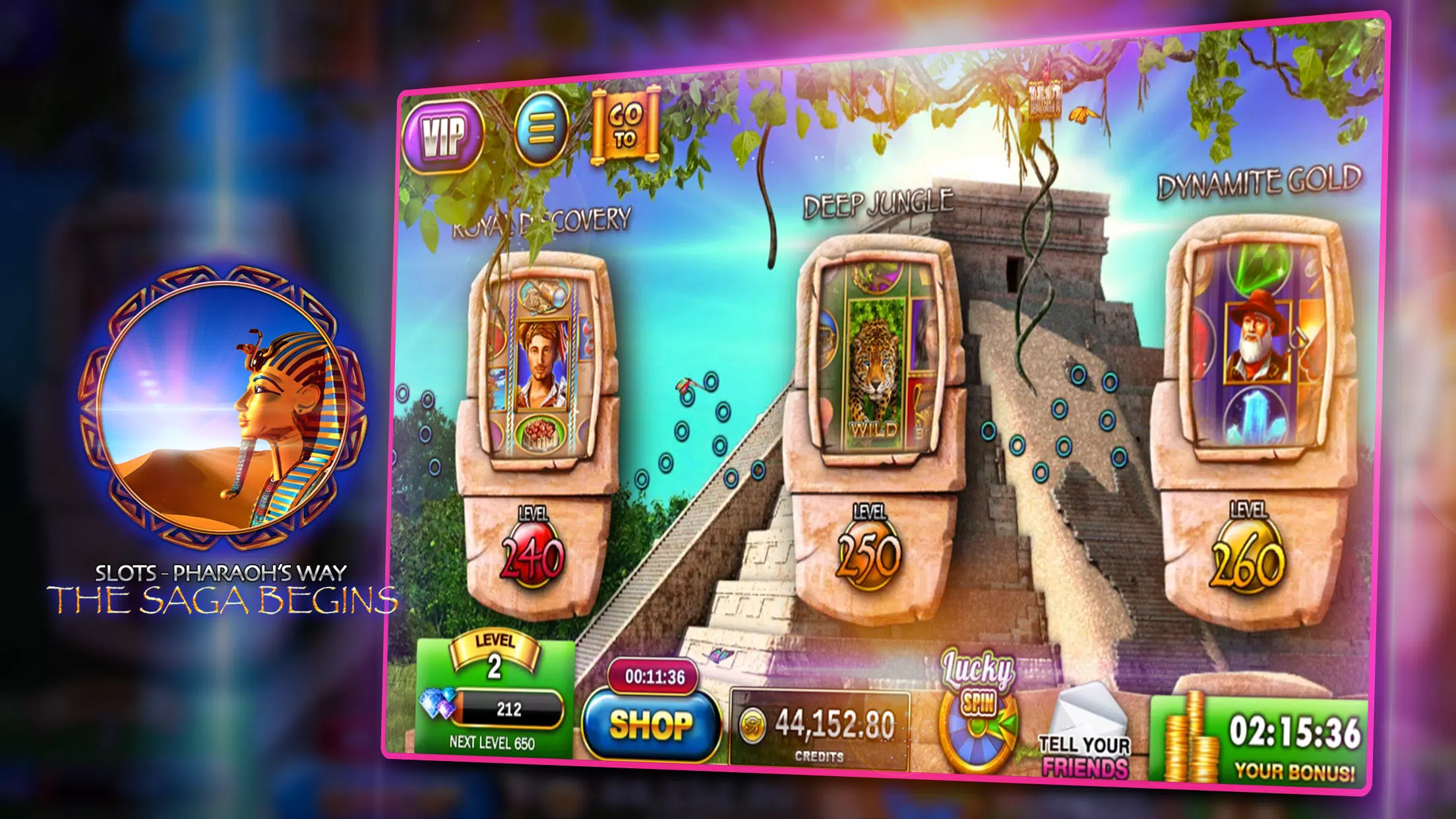 Slots - Pharaoh's Way Casino スクリーンショット 0