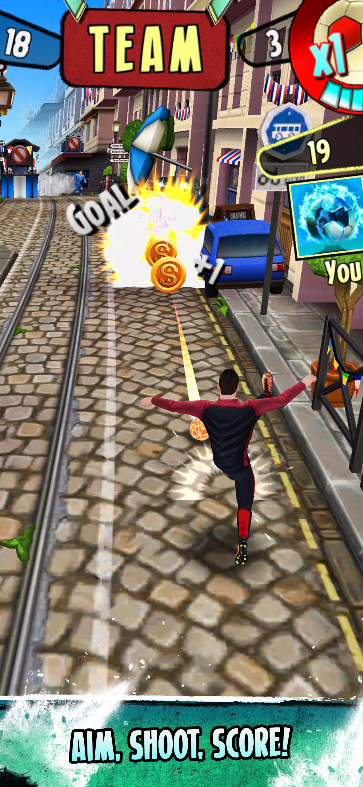 Ronaldo: Kick’n’Run Football Captura de pantalla 3