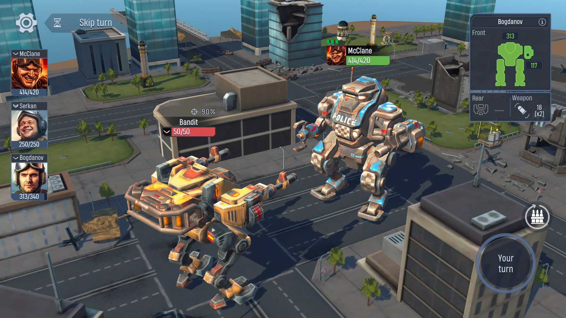 Concern: Mech Armored Front 스크린샷 0