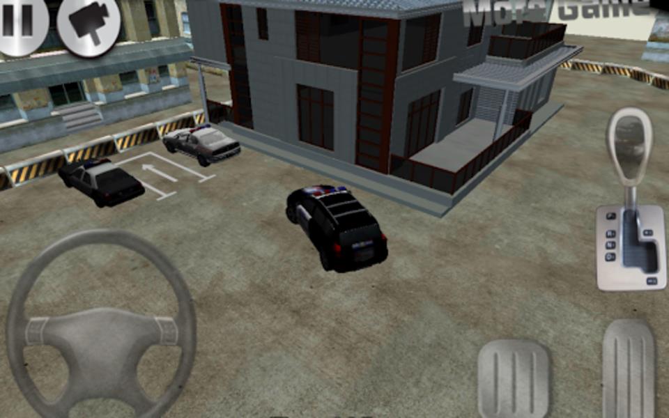 3D police car parking Capture d'écran 2