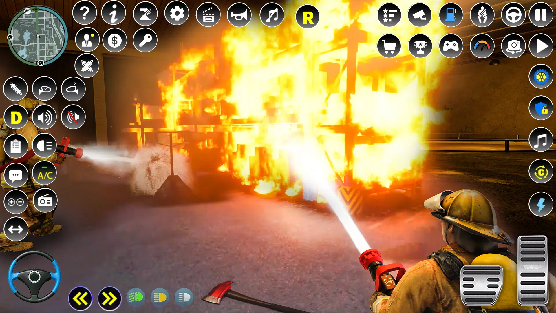 Firefighter :Fire Brigade Game Ekran Görüntüsü 1