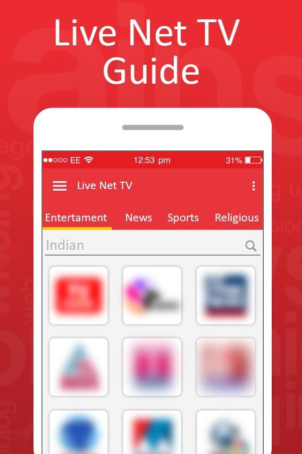 Live Net TV Streaming Guide Screenshot 0