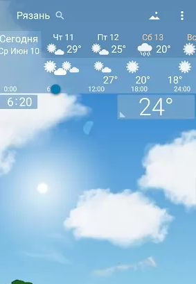 Awesome weather YoWindow live weather wallpaper Captura de pantalla 1