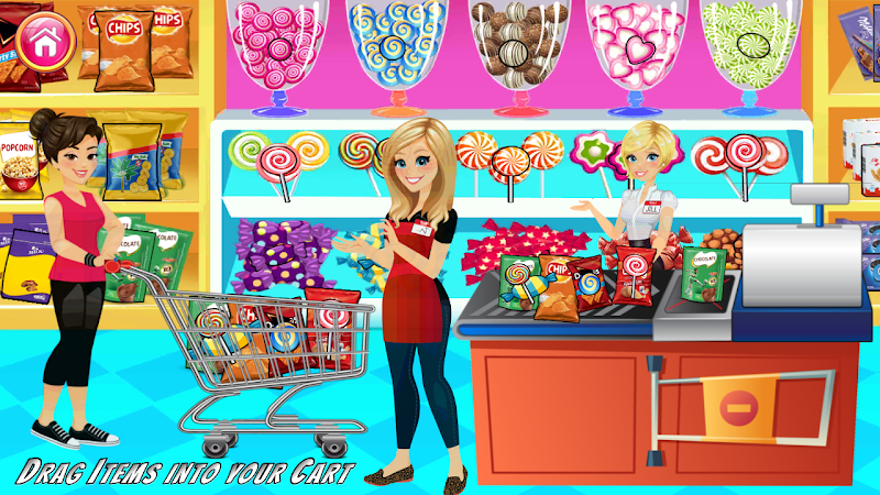 Supermarket Shopping Mall Game Скриншот 1