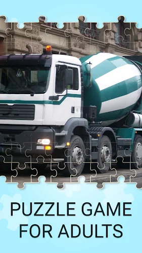 Concrete mixer truck puzzles Ekran Görüntüsü 1