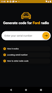 Ford radio code generator ဖန်သားပြင်ဓာတ်ပုံ 0