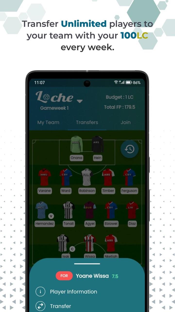 Loche Fantasy Football应用截图第1张