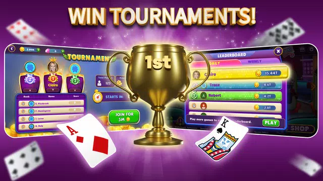 Gin Rummy Elite: Online Game 螢幕截圖 3