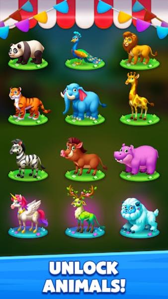 Solitaire Zoo ဖန်သားပြင်ဓာတ်ပုံ 1