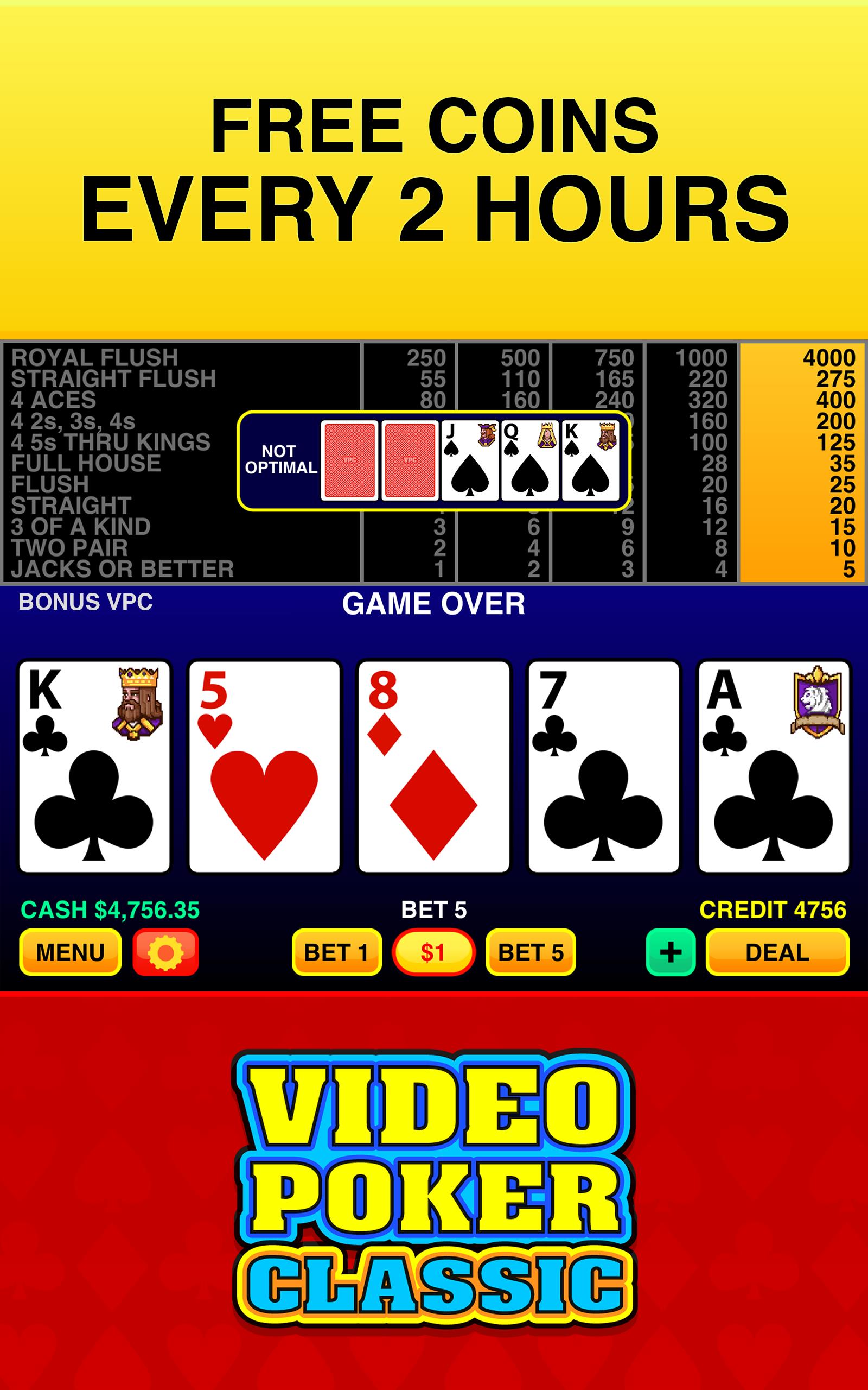 Video Poker Classic ® 스크린샷 3