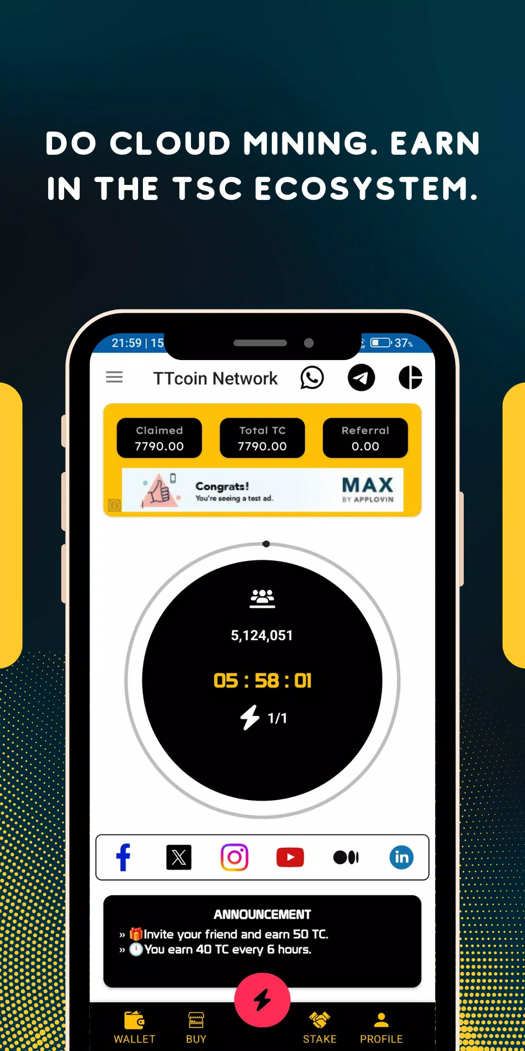 TTcoin Network - OLD Screenshot 1