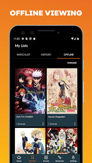 Crunchyroll 스크린샷 1