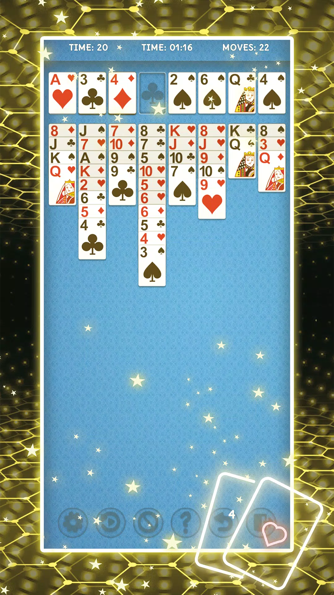 EasyCell Solitaire Game 스크린샷 1