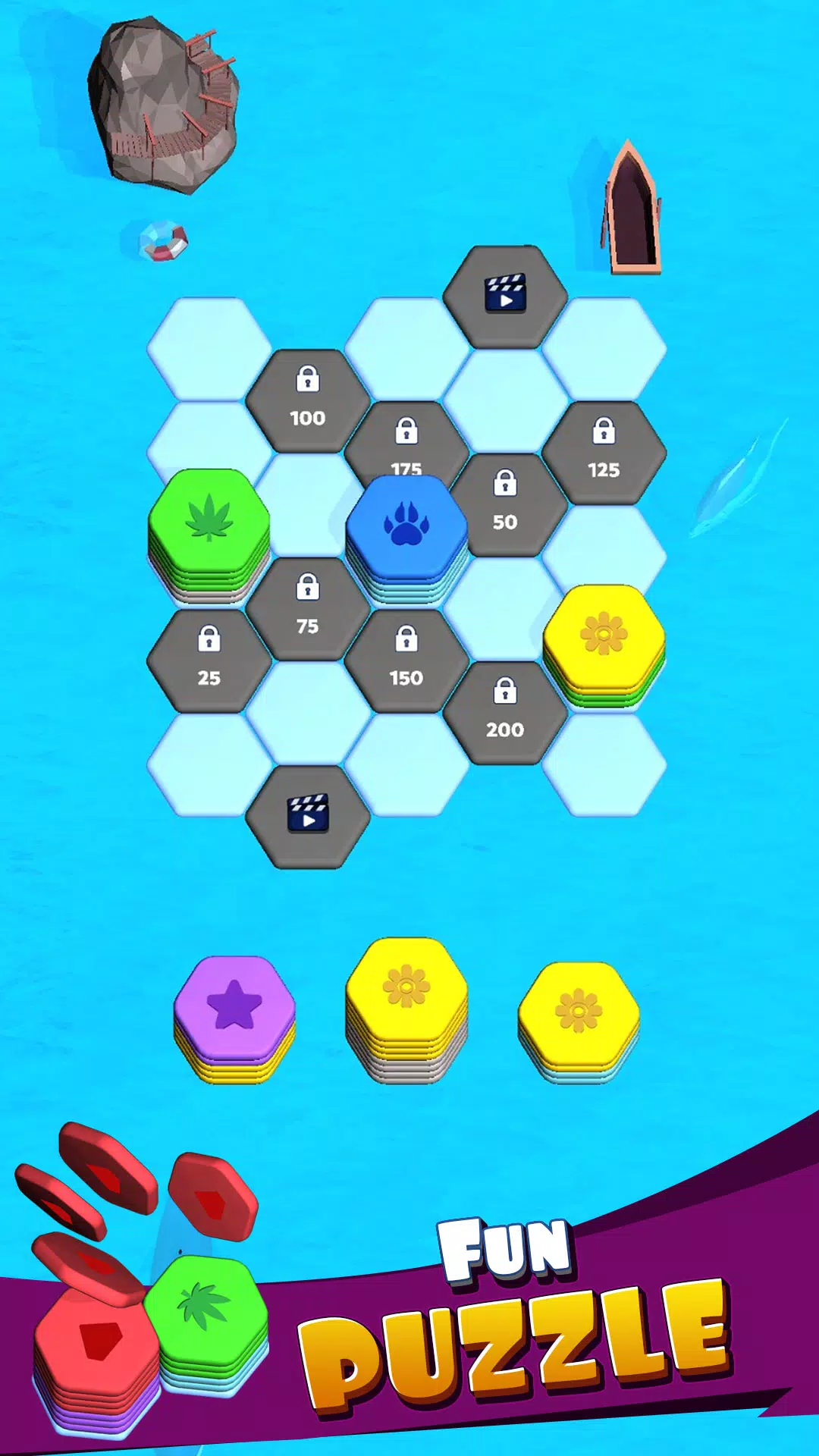 Hexa Merge Sort Block Puzzle スクリーンショット 0