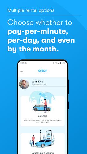 ekar Car Rental - No Deposit Screenshot 1