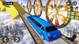 Extreme Limo Car Gt Stunts 201 螢幕截圖 1