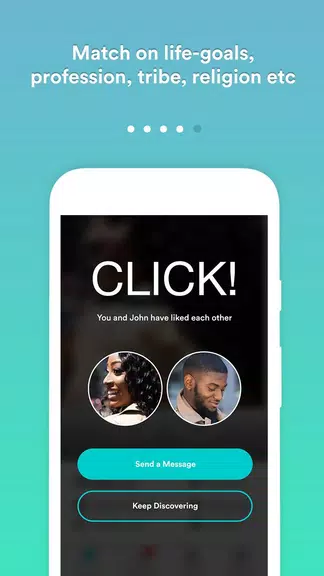 Africlick - African Black Dating & Networking App 스크린샷 2