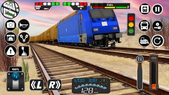 Indian Train Racing Games 螢幕截圖 1