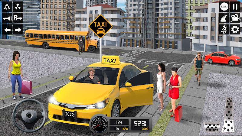 Taxi Simulator 3d Taxi Sim ภาพหน้าจอ 3