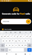 Ford radio code generator ဖန်သားပြင်ဓာတ်ပုံ 1