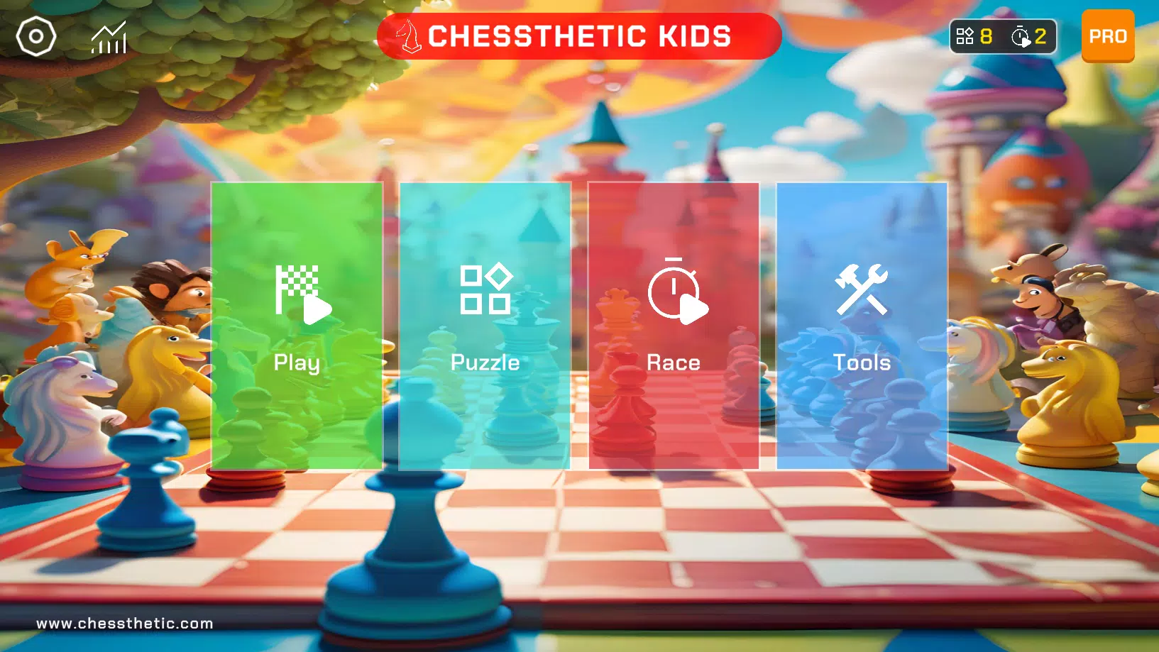 Chessthetic Kids Zrzut ekranu 0