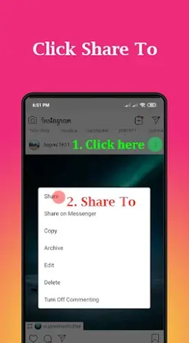 Repost - Video Downloader ဖန်သားပြင်ဓာတ်ပုံ 0