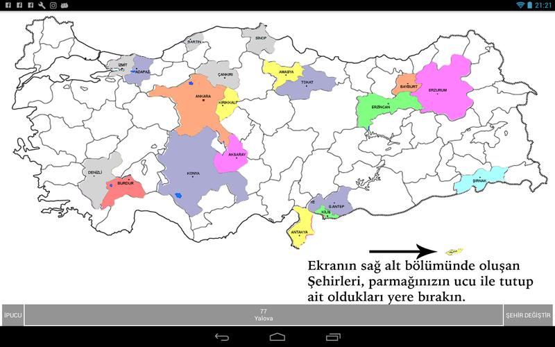 Şehir Bulma Oyunu Screenshot 3