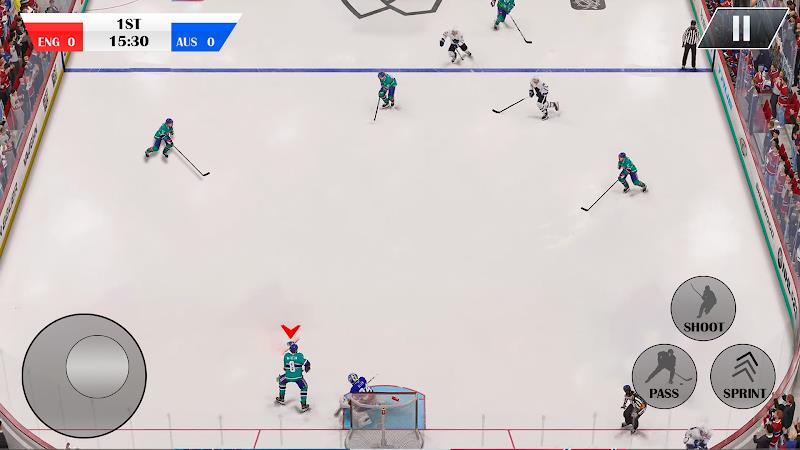 Ice Hockey Games 3D Ice Rage Zrzut ekranu 3