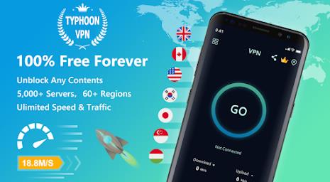 Schermata Typhoon VPN - Super Fast VPN 0