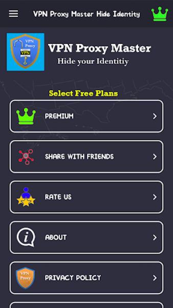 VPN Proxy Master Hide Identity应用截图第2张