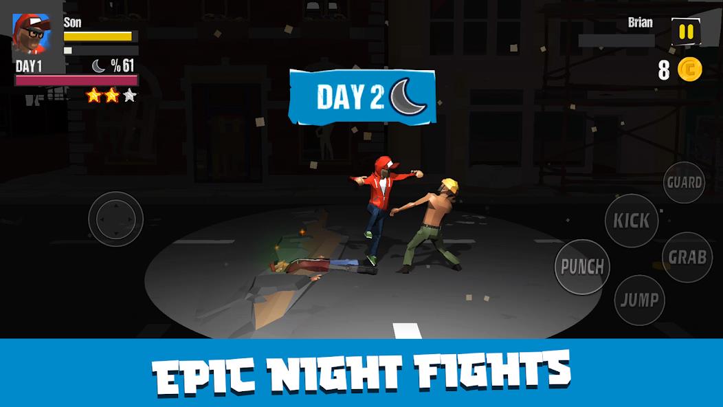 City Fighter vs Street Gang Mod Capture d'écran 1