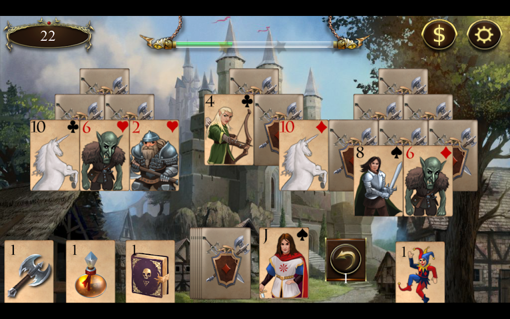 Legends of Solitaire Curse of the Dragons TriPeaks Screenshot 3