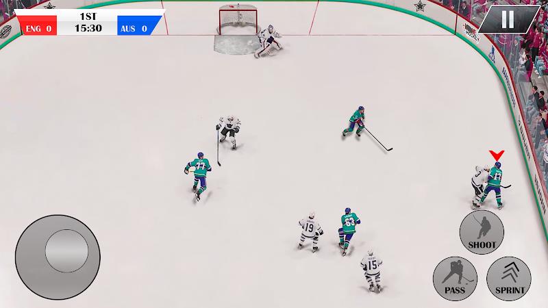 Ice Hockey Games 3D Ice Rage Zrzut ekranu 2