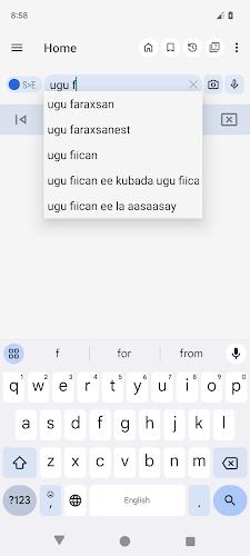 English Somali Dictionary Ekran Görüntüsü 3