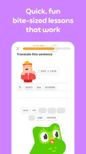 Duolingo Game Mechanics Screenshot