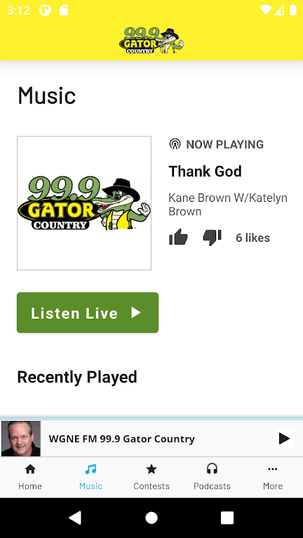 99.9 Gator Country ภาพหน้าจอ 0