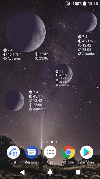 Simple Moon Phase Calendar 螢幕截圖 3