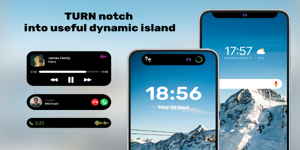 Dynamic Island - OS Notch ภาพหน้าจอ 0