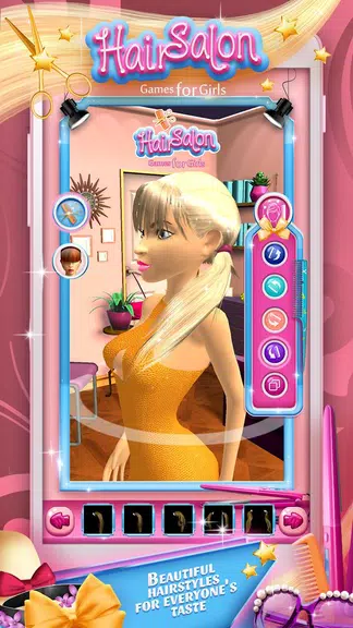 Hair Salon Games for Girls Captura de pantalla 0